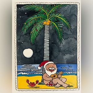 Original Watercolor by famed artist Kimble Mead. Approximately 9” x 12”